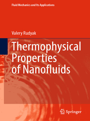 cover image of Thermophysical Properties of Nanofluids